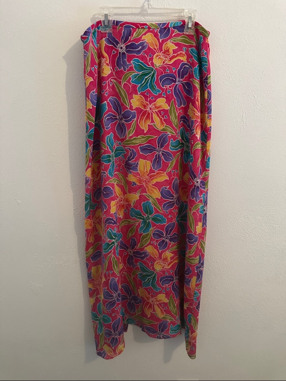 Madison Studio 100% silk Floral Maxi Skirt